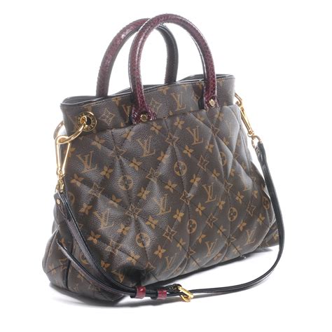 LOUIS VUITTON Monogram Etoile Exotique MM Bordeaux